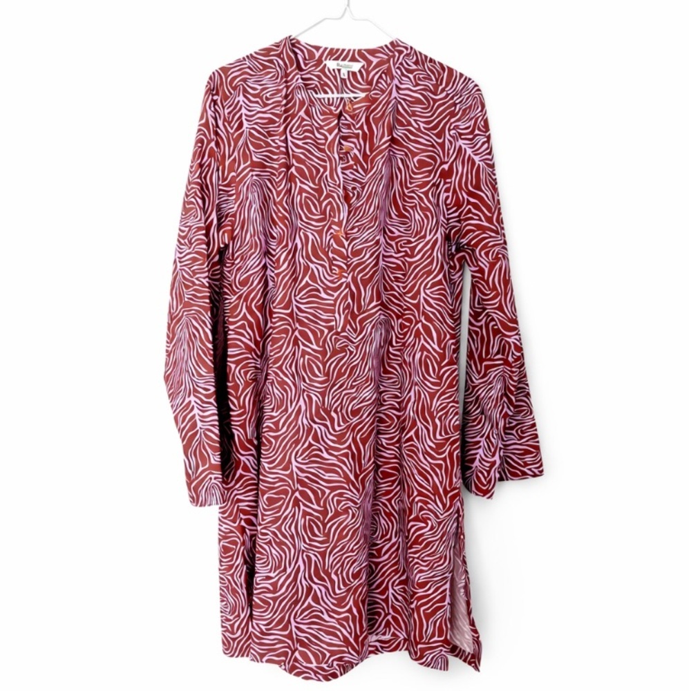 Tucker NYC Shirt Dress Cotton Medium Long Sleeve